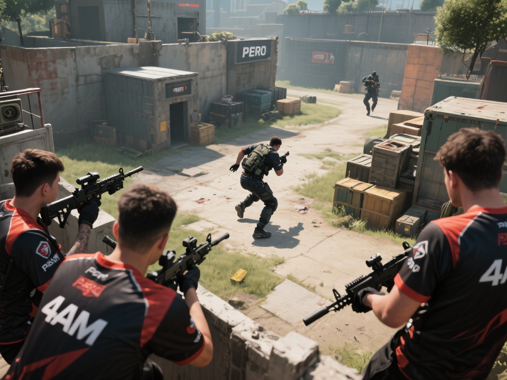 4AM完美团灭PeRo,0换4上演绝地逆袭 以比赛中的一幕为例,当PeRo试图偷袭区